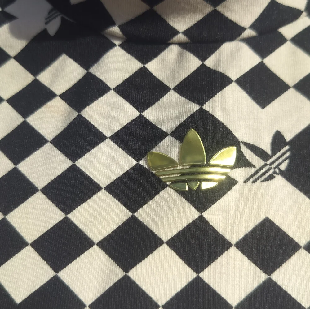 Adidas Rare Logo Print Graphic Turtleneck M/L - Picture 7 of 10